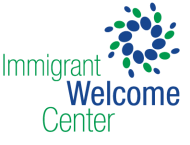 Immigrant welcome center logo