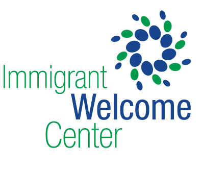 Immigrant welcome center logo