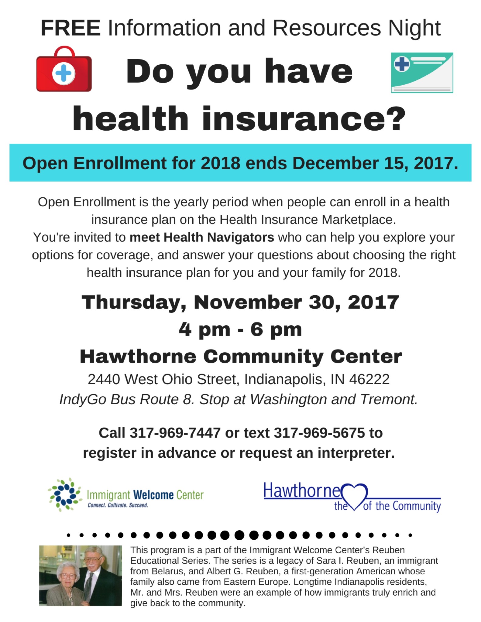 Health insurance can be confusing, so we have a free seminar coming up to help you understand your options.